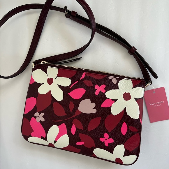 NWT KATE SPADE TRIPLE GUSSET CROSSBODY BAG - Picture 6 of 7